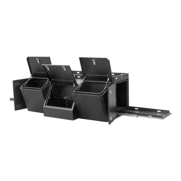 Kong Black Aluminium Beast Tool Box 4 Compartments 2100x1133x755mm KNG-TB21004C