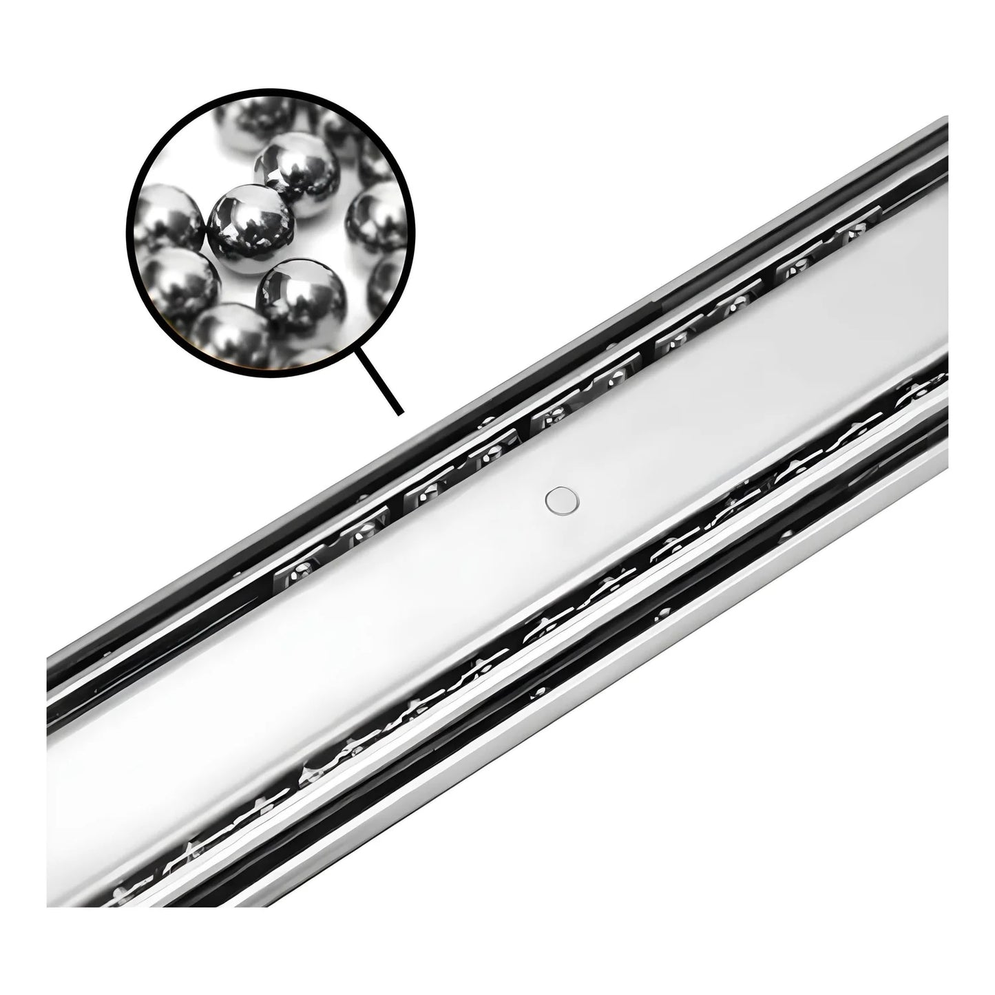 Kong Heavy Duty Drawer Slides Stainless Steel 1000mm - 120Kgs Pair KNG-DSR1000NLPR