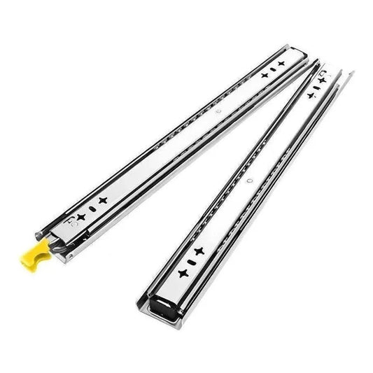 Kong Heavy Duty RH Locking Drawer Slides Stainless Steel 700mm - 120Kgs Pair KNG-DSR700RHLPR