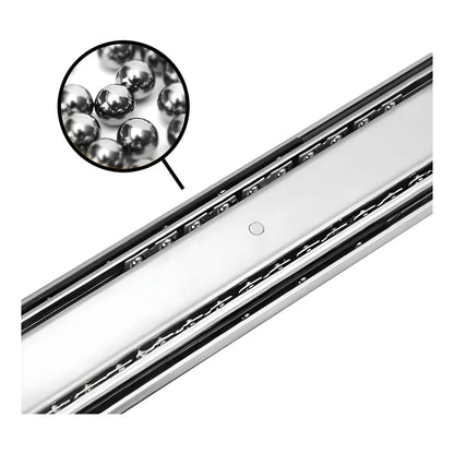 Kong Heavy Duty RH/LH Locking Drawer Slides Stainless Steel 800mm - 120Kgs Pair KNG-DSR800RLHLPR