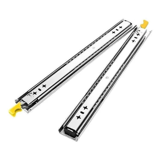 Kong Heavy Duty RH/LH Locking Drawer Slides Stainless Steel 600mm - 120Kgs Pair KNG-DSR600RLHLPR