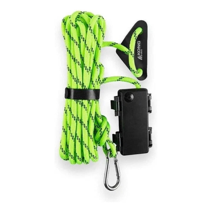 Kong LED Tiedown Rope Battery Powered 6 Meter Length Green KNG-LTR02GR