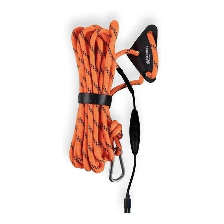 Kong LED Tiedown Rope with USB-C 6 Meter Length Orange VendorKong KNG-LTR01OR