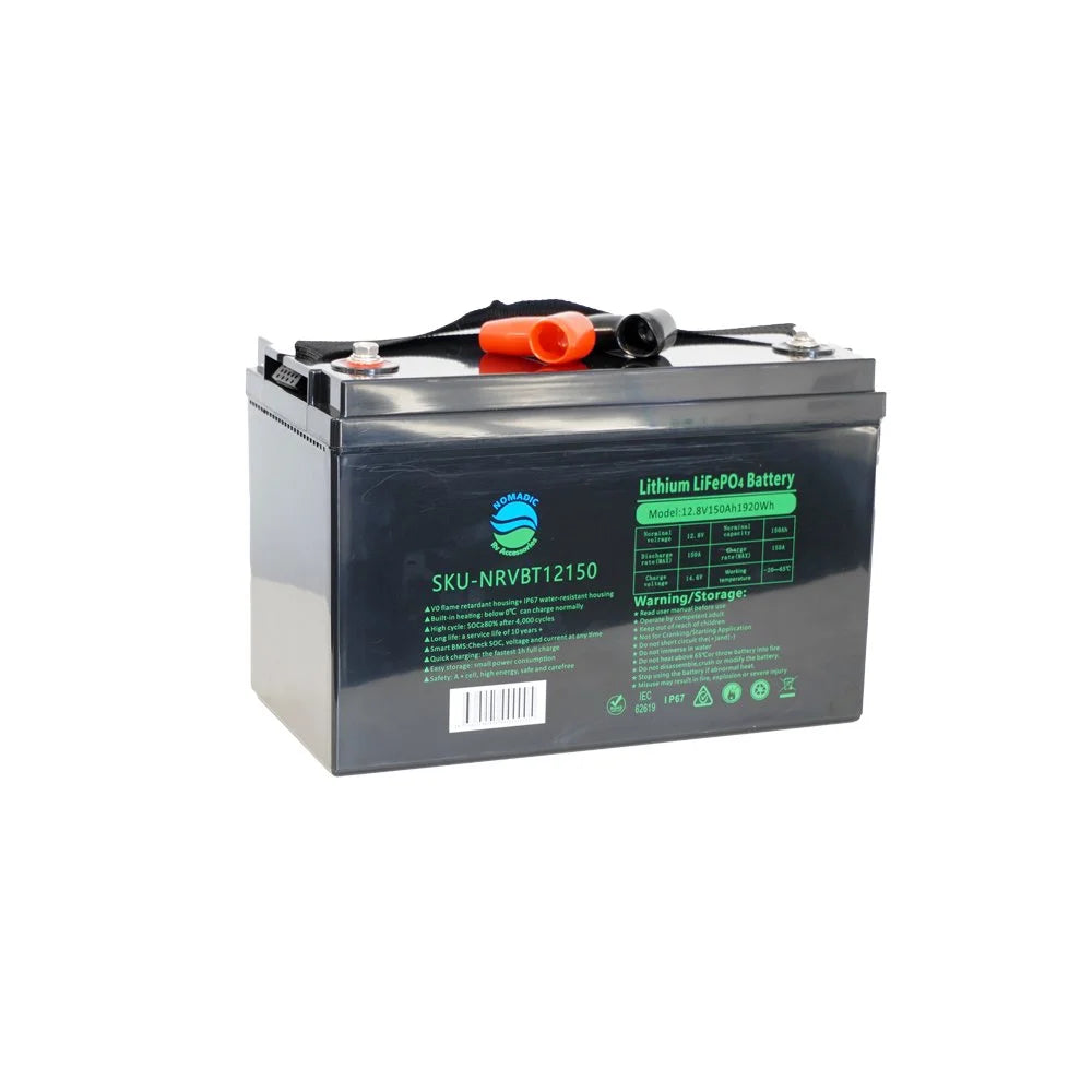 Nomadic Premium 150Ah Lithium Battery NRVBT12150
