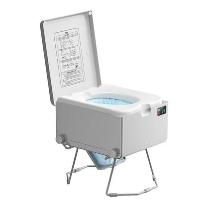 LooSeal EVO Auto Sealing Waterless Portable Toilet Grey CCA-LE310S