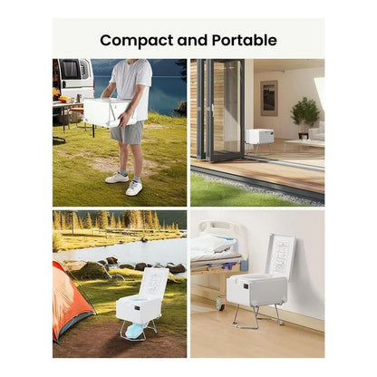 LooSeal EVO Auto Sealing Waterless Portable Toilet White CCA-LE310W