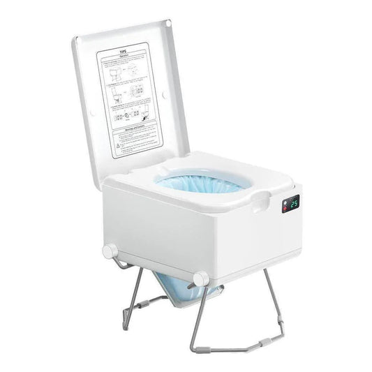 LooSeal EVO Auto Sealing Waterless Portable Toilet White CCA-LE310W