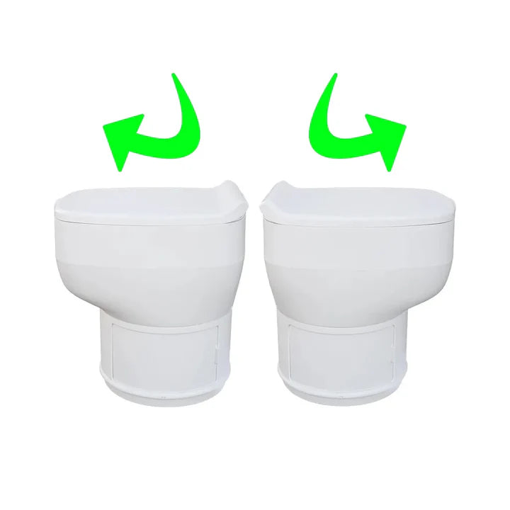 LooSeal Elite Auto Sealing Waterless Toilet White CCA-R1808