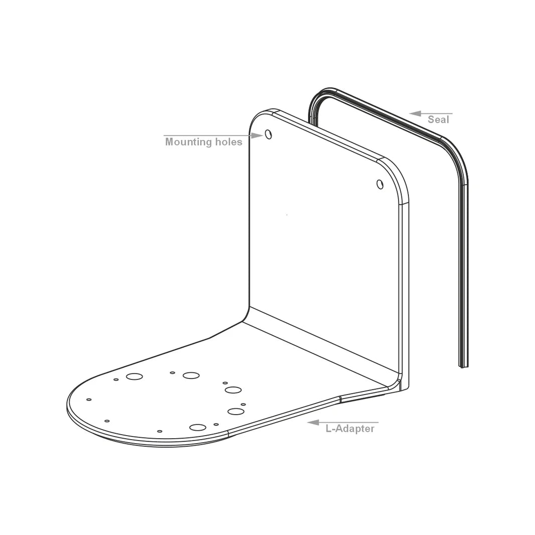 LooSeal Toilet L-Adaptor Large CA-LA100L