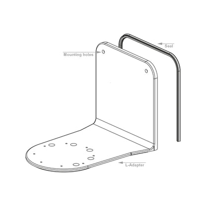 LooSeal Toilet L-Adaptor Large CA-LA100L