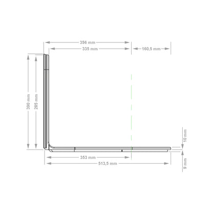 LooSeal Toilet L-Adaptor Large CA-LA100L