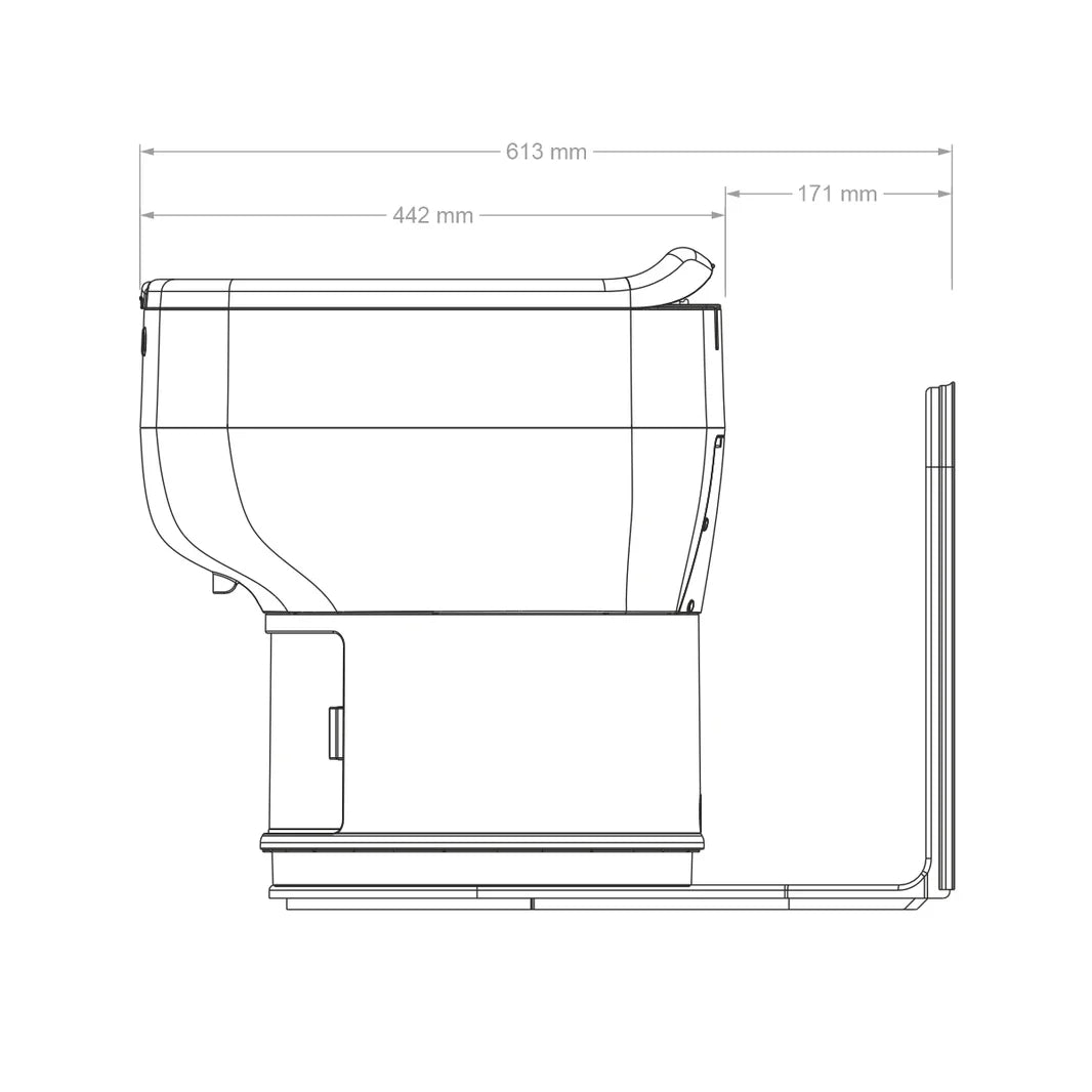 LooSeal Toilet L-Adaptor Large CA-LA100L