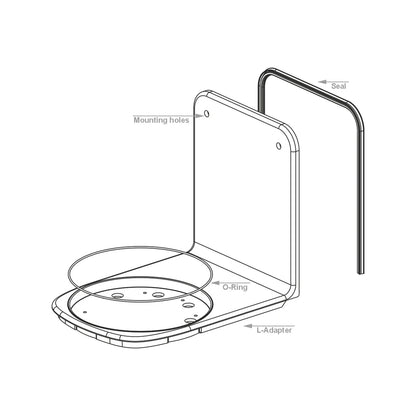 LooSeal Toilet L-Adaptor Medium CCA-LA100M