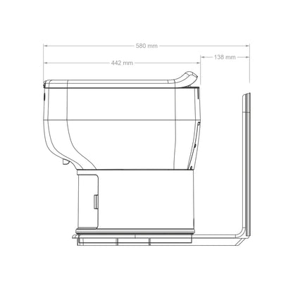 LooSeal Toilet L-Adaptor Medium CCA-LA100M