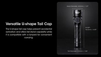 Nitecore MH25 Pro USB-C Rechargeable Tactical Flashlight MH25PRO