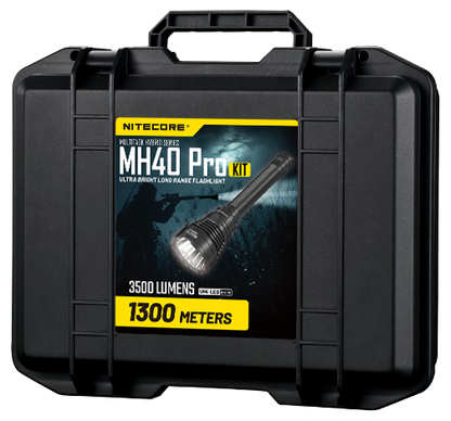 Nitecore MH40 Pro Hunting Kit – 3500 Lumen Long-Range Rechargeable LED Flashlight MH40PROHUNTKIT