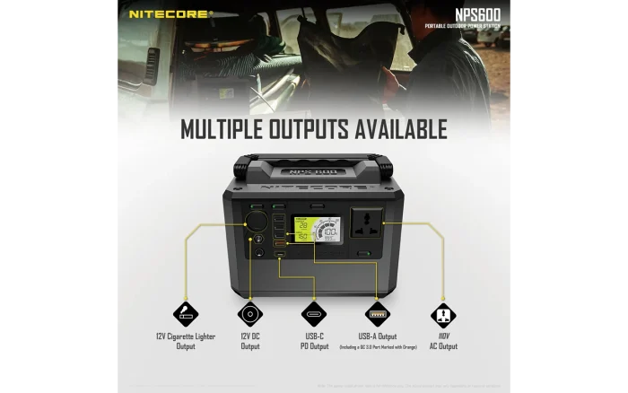 NITECORE Portable Outdoor Power Station, 600Wh NPS600