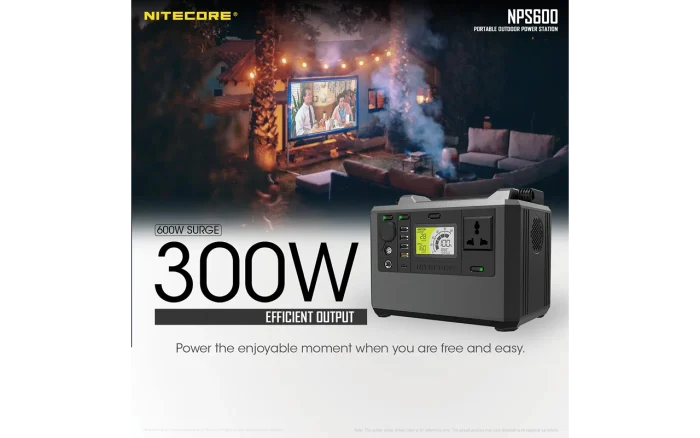 NITECORE Portable Outdoor Power Station, 600Wh NPS600