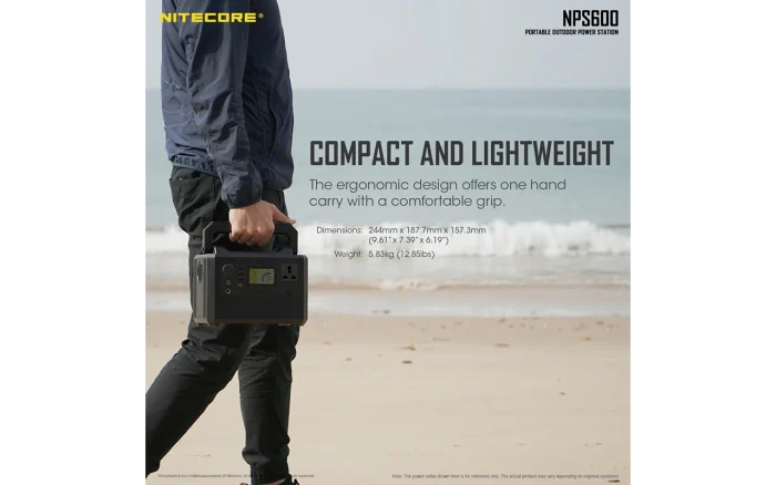 NITECORE Portable Outdoor Power Station, 600Wh NPS600