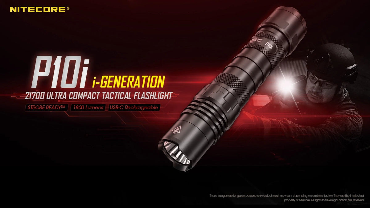 Nitecore P10i 1800 Lumen USB-C Rechargeable Torch P10I