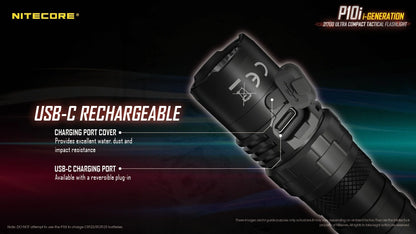 Nitecore P10i 1800 Lumen USB-C Rechargeable Torch P10I