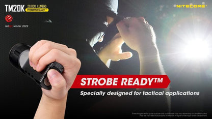 Nitecore TM20K Rechargeable Ultra-High Lumen Flashlight