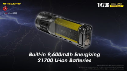 Nitecore TM20K Rechargeable Ultra-High Lumen Flashlight