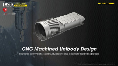 Nitecore TM20K Rechargeable Ultra-High Lumen Flashlight