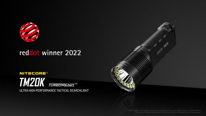 Nitecore TM20K Rechargeable Ultra-High Lumen Flashlight