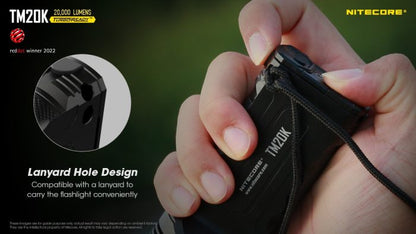 Nitecore TM20K Rechargeable Ultra-High Lumen Flashlight