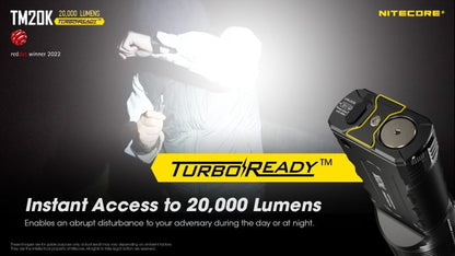 Nitecore TM20K Rechargeable Ultra-High Lumen Flashlight