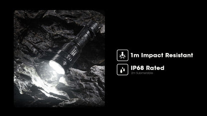 Nitecore TM9K Pro Rechargeable Tactical Flashlight Tiny Monster 9900 Lumens TM9KPRO