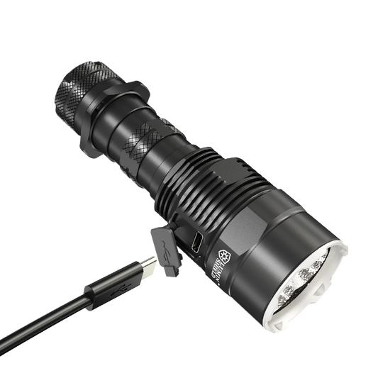 Nitecore TM9K Pro Rechargeable Tactical Flashlight Tiny Monster 9900 Lumens TM9KPRO