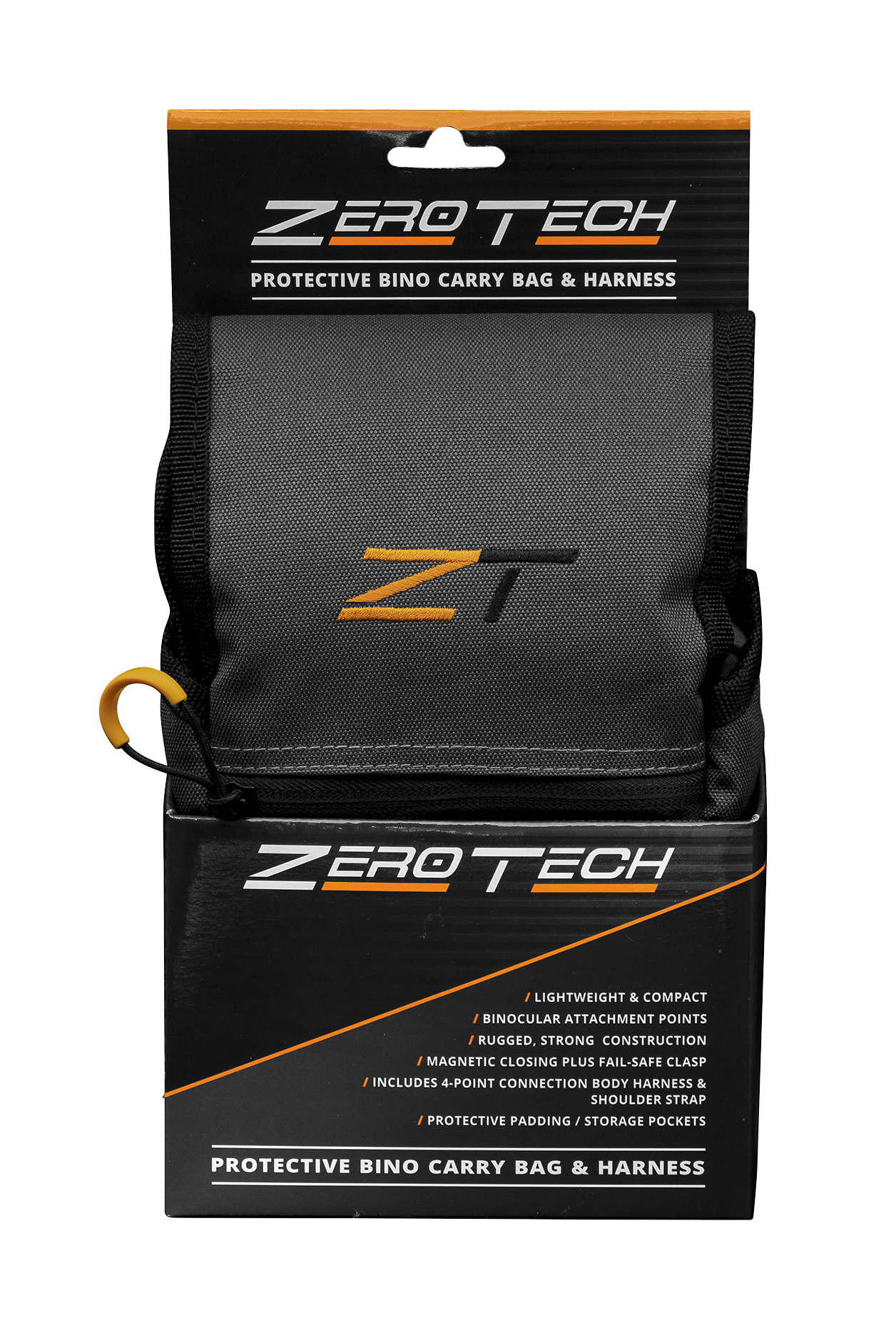 ZEROTECH COMPACT BINO HARNESS GREY SUITS UP TO 45MM OBJ ZTA-CBH