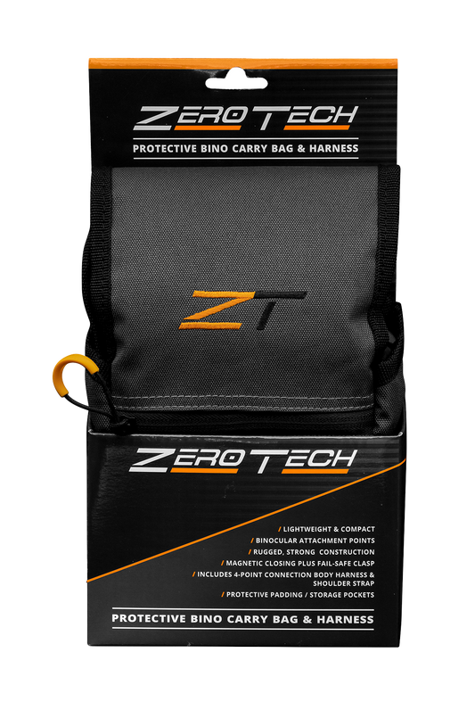 ZEROTECH COMPACT BINO HARNESS GREY SUITS UP TO 45MM OBJ ZTA-CBH