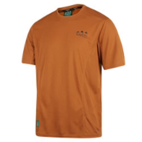 RIDGELINE MENS WHANAU TEE RUST L - RLCTSWRT