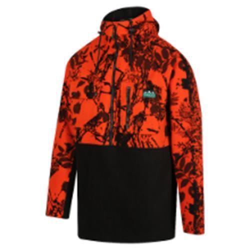 RIDGELINE TUSK FLEECE TOP BLAZE/BLACK M - RLCSMTKZXB