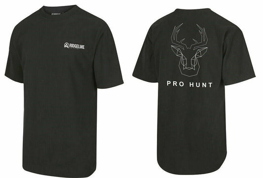 RIDGELINE MENS PRO HUNT S/S TEE BLACK 5XL - RLCTSPHB