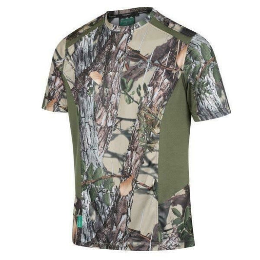 RIDGELINE MENS WHANAU TEE BUFFALO CAMO/FIELD CAMO OLIVE XS - RLCTSWXFO0