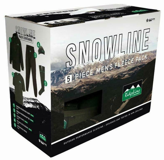 RIDGELINE MENS SNOWLINE PACK BLACK/ OLIVE 2XL - RLCCPSLBO
