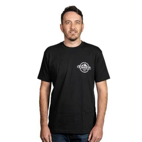 RIDGELINE MENS LOGO S/S TEE BLACK S - RLCTSLGB1
