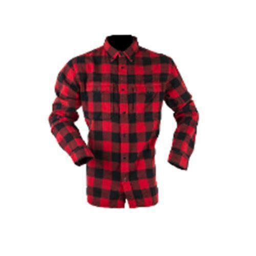 RIDGELINE MENS ORGANIC CHECK SHIRT RED 4XL - RLCCSOGR