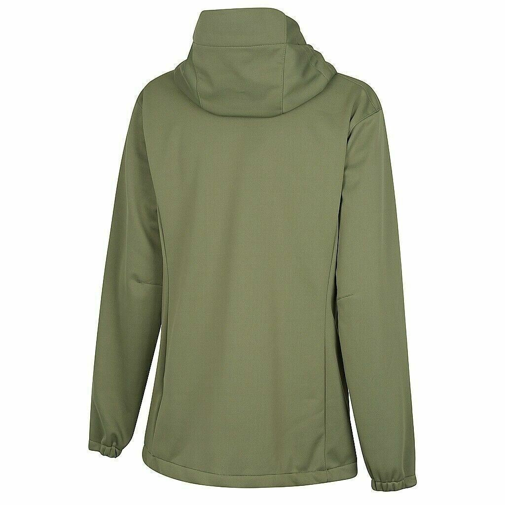 RIDGELINE WOMENS ASCENT SOFTSHELL JACKET FIELD OLIVE M (12) - RLLSJASFO