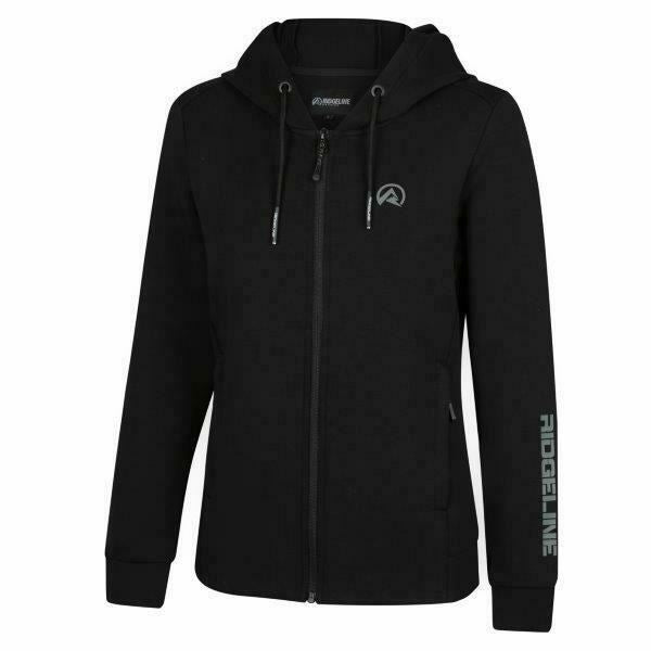 RIDGELINE WOMENS BONDED HOODIE BLACK M (12) - RLLHDBDB