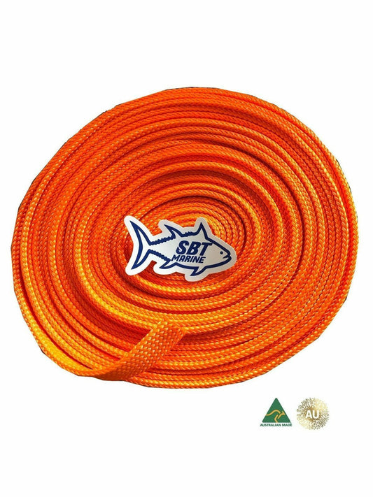 ANCHOR CHAIN SOCK 1M ORANGE CONT LENGTH 30mm SBT MARINE 6MM  CHAIN PER METRE