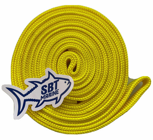 ANCHOR CHAIN SOCK 1M YELLOW CONT LENGTH 30mm SBT MARINE 6MM  CHAIN PER METRE