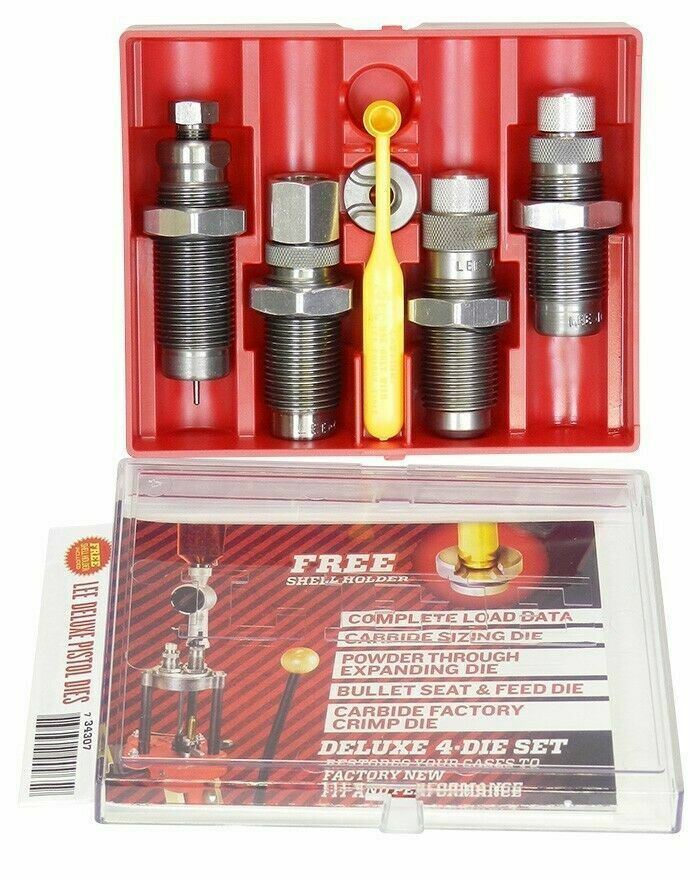 LEE 40 S&W SMITH & WESSON DELUXE PISTOL DIE SET - 90965