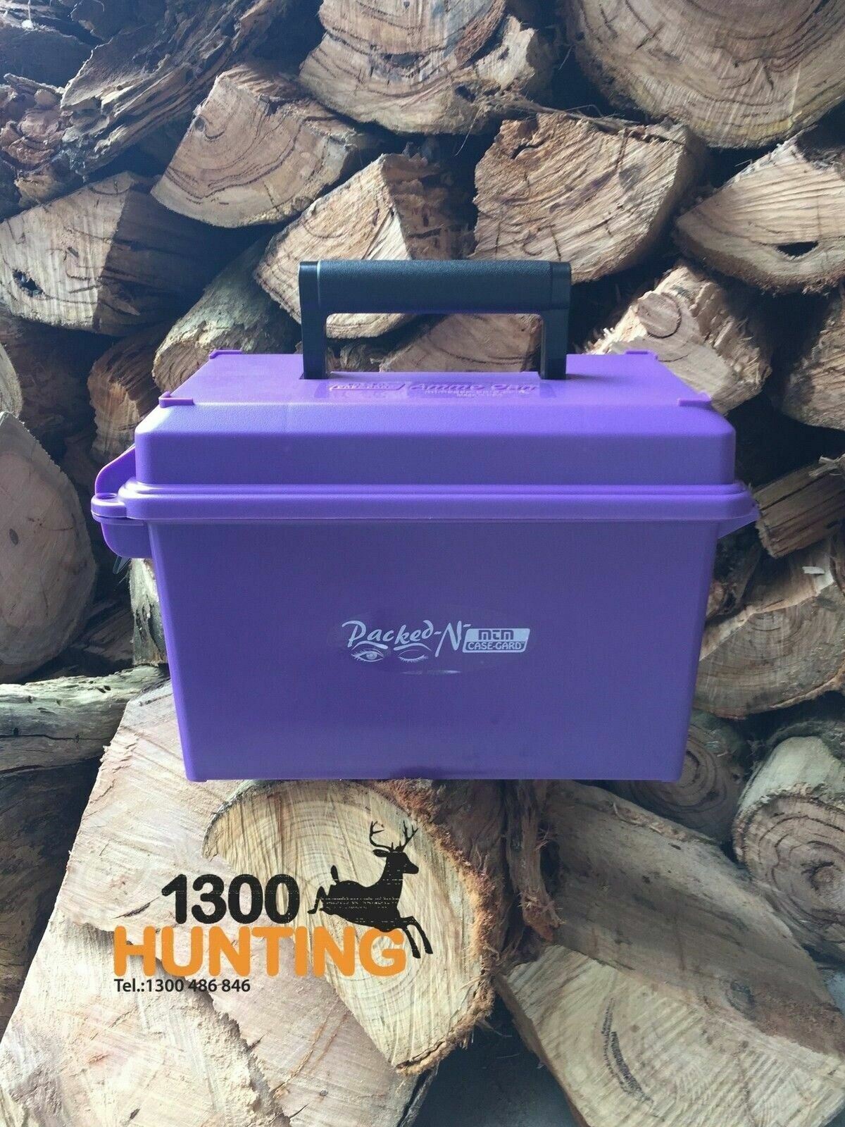 MTM Case Gard 50 Caliber Ammo Can - MTM AC50 AC50C-25 Purple Plastic Rifle Box