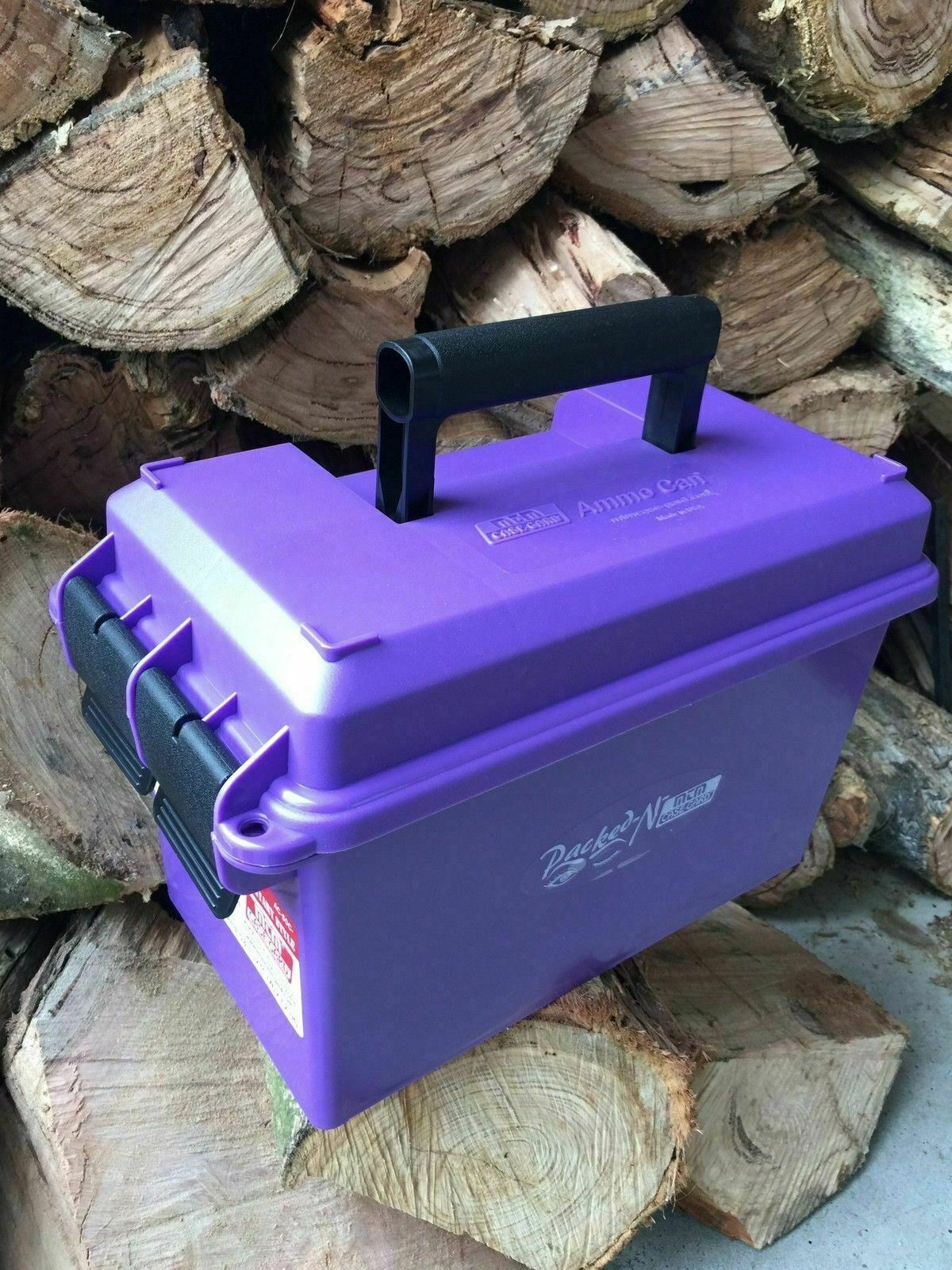 MTM Case Gard 50 Caliber Ammo Can - MTM AC50 AC50C-25 Purple Plastic Rifle Box