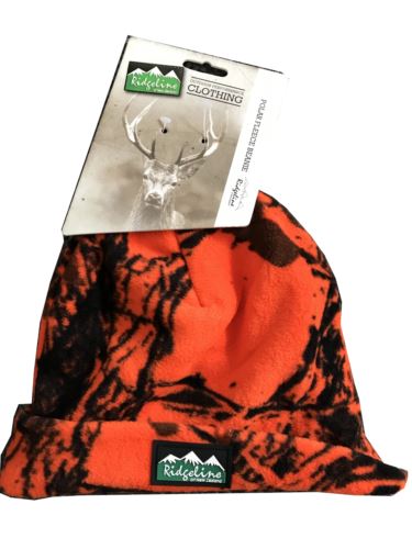 RIDGELINE FLEECE BEANIE - BLAZE - RLABNPLAZX  HUNTING WARM BEANIE